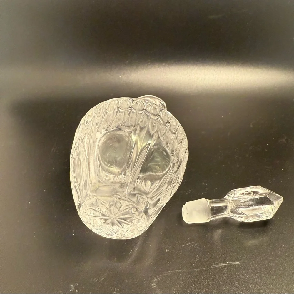 European Collection Clear Cruet Germany EUC Crystal bottle